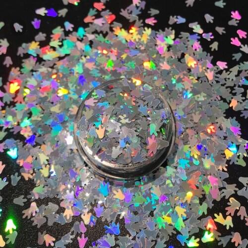 Candy lip baby footprint Fear of African Mouse Heart Confetti Nails Glitter Sequins For Crafts Nail Art Decoration Paillettes