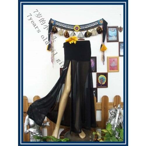 Lace belly dance skirt with underwear belly dance skirt girls Practice skirt dancer clothing EX55-60