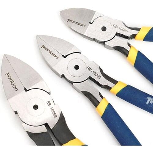 Diagonal Cutting Pliers 5 6 7 Inch Wire Stripping Tool Side Cutter Cable Burrs Nipper Electricians DIY Repair Hand Tools