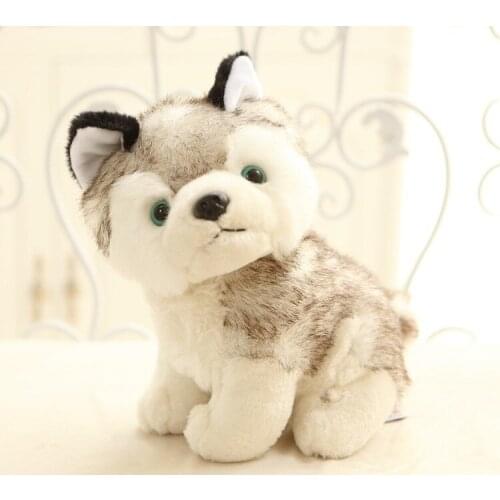 Kawaii Kids 18 CM 22cm 28cm Simulation Husky Dog Plush Toy Gift For Kids Stuffed Plush Toys