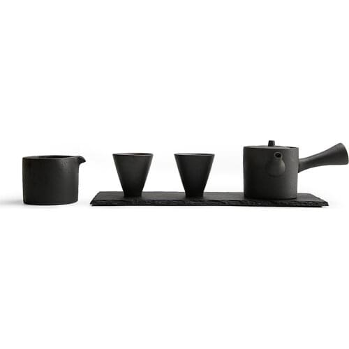 Customize Tea Set Purple clay Portable Teapot Set Outdoor Travel Gaiwan Tea Cups of Tea Ceremony Teacup Fine Gift Organizer