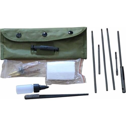 Tactical M16 M4 AR15 accessories gun cleaning kit .22cal 5.56mm for hunting airsoft red dot sight rifle scope laser sight