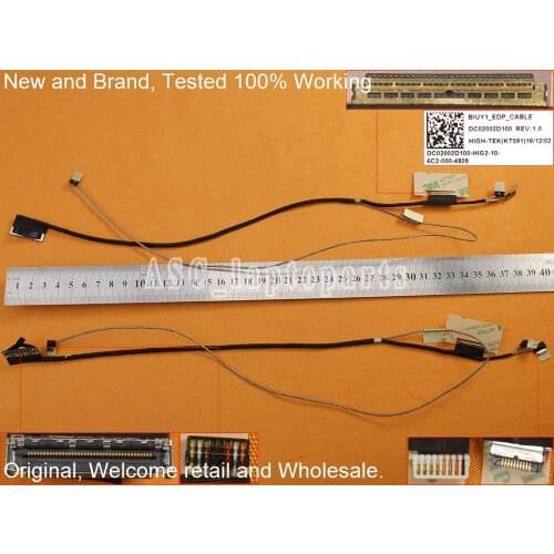 New Original LCD LED Video Flex Cable For Lenovo Yoga 510-15ISK Flex 4 1580 Flex 4-1570 Laptop Screen Display DC02002D100