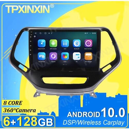 PX6 IPS Android 10.0 6G+128G Carplay 360 Camera For Jeep Cherokee 2015-2019 Multimedia Player Radio Tape Recorder Video Navi GPS