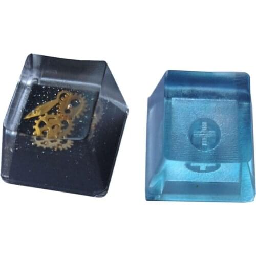 Handmade Customized OEM R4 Profile Resin Keycap Keyboard RGB Translucent Keycap