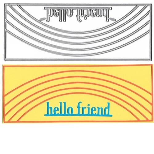 Slimline Cutting Dies Embossing Stencil Album Decor Paper Card Making DIY Handcraft Cutter Mold Metal Die Cuts Scrapbooking New