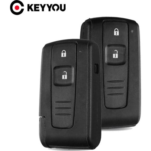 KEYYOU For Toyota 2004 2005 2006 2007 2008 2009 Corolla Verso Camry 2 Buttons Car Key Case Replacement Smart Key