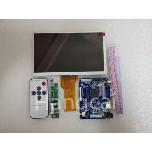 LCD TTL LVDS Controller Board HDMI VGA 2AV 50 PIN for AT070TN94 92 Support Automatically Raspberry Pi Driver Board
