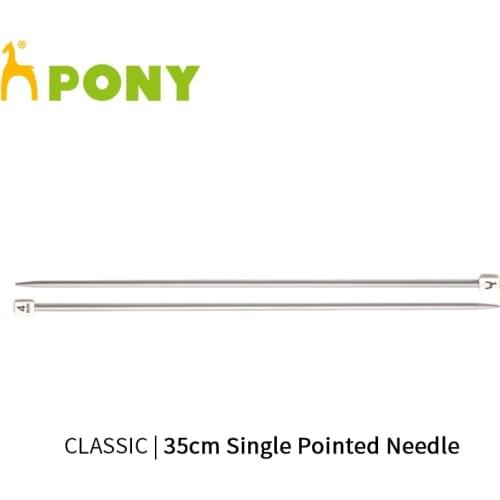 1 piece Pony Classic 35 cm Single Pointed Knitting Needle