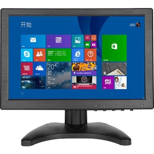 1920x1200 HD 10.1" 1080P LCD Screen CCTV BNC VGA HDMI Display Monitor Cheap Small Desktop LED Monitor With Speakers