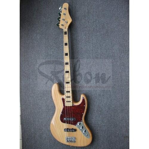 Weifang Rebon 4 string JB Ashwood Electric Bass Guitar in wood colour