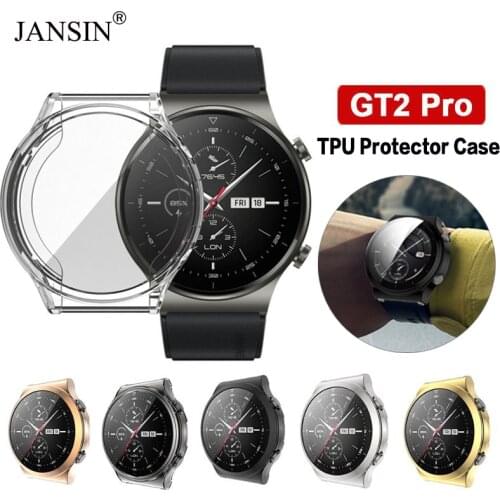 Watch Cases For Huawei Watch GT 2 Pro Screen Protector TPU Shell GT2 Pro Smartwatch Protective For Huawei gt2 pro Cover Case