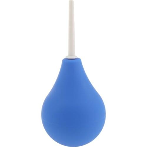 Men Women Hygienic Enema Bulb Cleaning Anal Silicone Douche with Nozzle Kit