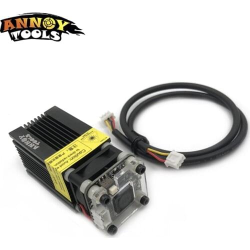 2500mW 445nm 12V Blue violet CNC Engraving Machine Part , 2.5w with TTL /PWM, can control laser power and adjust focus