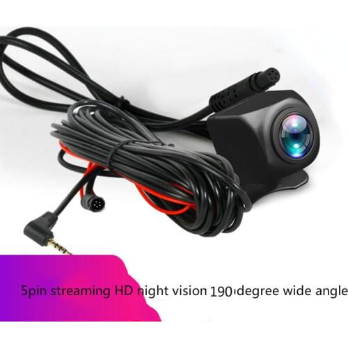 DC12V 5-pin CCD HD Car Rearview Camera Night Version Waterproof Wide Angle Backup Camera For Parking Reversing Assistance