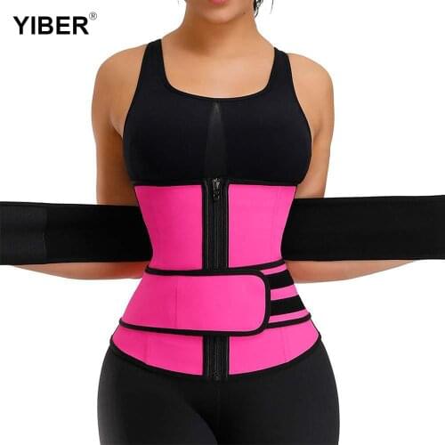 Slimming Sheath Shaperwear Waist Trainer Weight Loss Cincher Body Shaper Tummy Control Strap Slimming Sweat Fat Burning belt