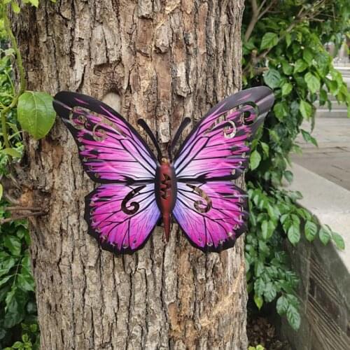 Creativity Garden Butterfly of Wall Decoration for Home and Garden Outdoor Decoration Statues Miniatures Sculptures