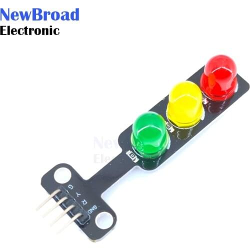 Mini 5V Traffic Light LED Display Module for Arduino Red Yellow Green 5mm LED RGB -Traffic Light for Traffic Light System Model