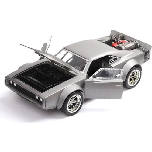 JADA Diecast 1:24 F8 Muscle Chariot Charger Model Toy Metal Alloy Vehicle Collection Gift Souvenir Display Ornaments