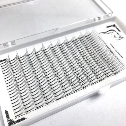 1box big capacity Russian Volume Eyelash 3D Eyelash Extensions 0.07 mm Thickness C D curl Mink Strip Eyelashes Individual Lashes