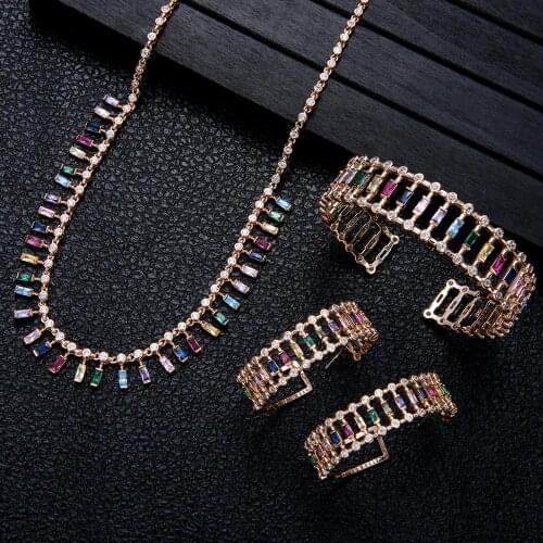 Luxury ball shape Necklace Bangle Sets Fashion Dubai Bridal Jewelry Sets For Women Wedding brincos para as mulheres N0421