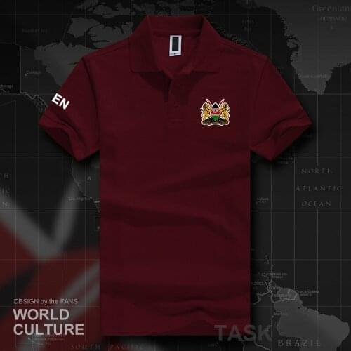 Republic of Kenya Kenyan KEN polo shirts men short sleeve white brands printed for country 2018 cotton nation team flag new 20