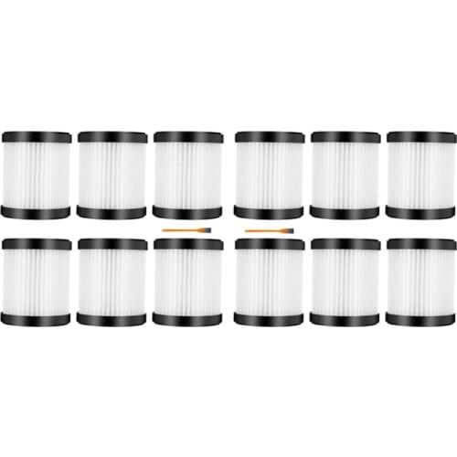 1 Set HEPA Replacement Vacuum Filters Compatible for MOOSOO XL-618A and GeeMo G201 Cordless Vacuum +Cleaning Brush