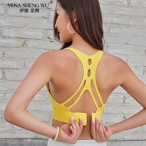 Sports Bra Women Push Up Underwear Fitness Yoga Tank Crop Top Shockproof Bras Athletic Vest Gym Shirt Sport Running Sportswear