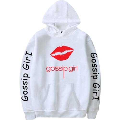 Trend American Tv Series Gossip Girl Hoodie Long Sleeve Pullover Women Mens Tracksuit Tops Harajuku Streetwear Fashion Clothes