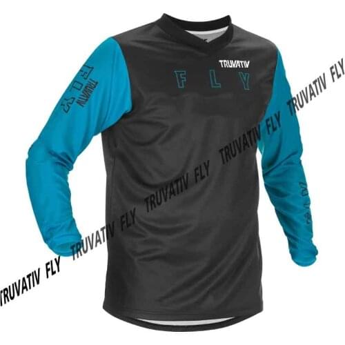 2021 Mountain bike bicycle downhill jersey bike long-sleeved T-shirt motocross jersey quick-drying breathable downhill jersey