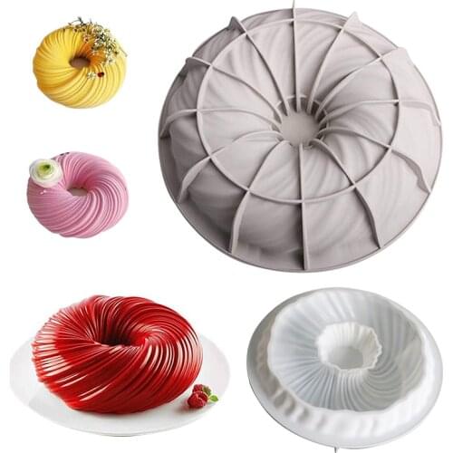 3D Wool Ball Shaped Silicone Mousse Cake Baking Mold Non Stick Choclate Fondant Moulds Tray Donut Pan Dessert Decorating Tools