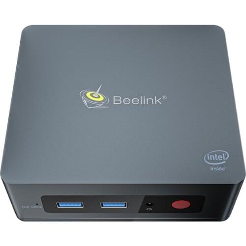 Beelink GK35 Intel Apollo Lake celeron N3350 Windows 10 Mini PC 4K HTPC 4GB RAM 64GB ROM 4*USB 3.0 2*HD-MI Display Support HDD
