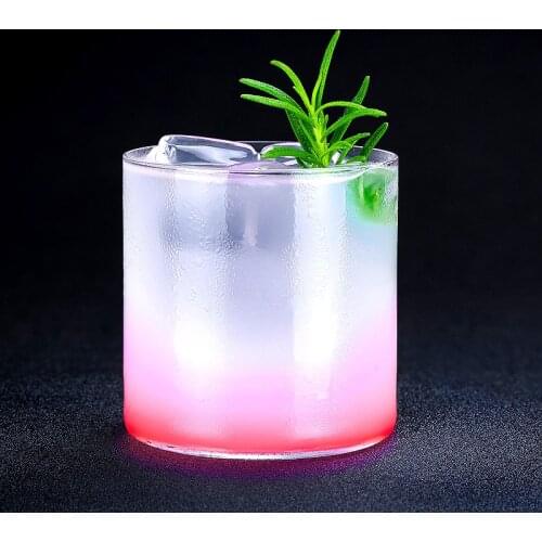 2021 New Crystal Light Bottomless Whiskey Glass Classical Cocktail Glass Old Fashioned Ice Hockey Wine Glass