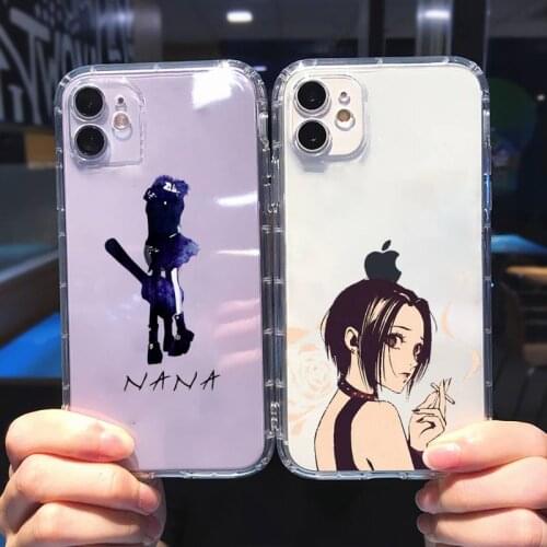 Oosaki Nana Phone Case Transparent soft For iphone 5 5s 5c se 6 6s 7 8 11 12 plus mini x xs xr pro max