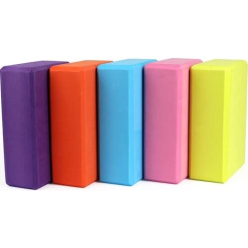 EVA Yoga Block Colorful Foam Block Brick Exercise Fitness Tool Exercise Workout Stretching Aid Body Shaping Health Training