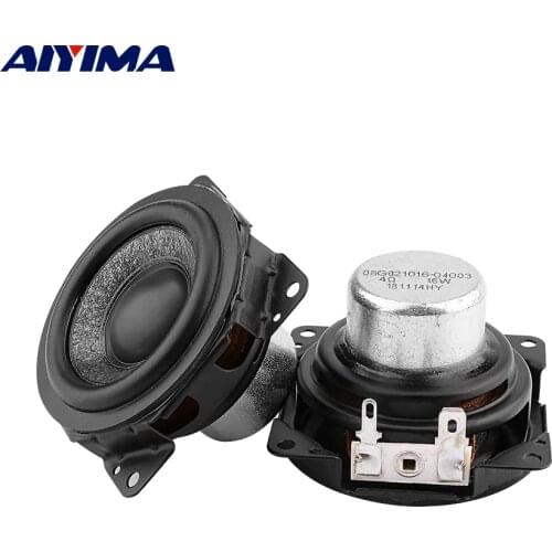 AIYIMA 2Pcs 2 Inch Audio MIni Speaker 4 Ohm 16 W DIY Sound Speakers Driver For SO NY Bluetooth full Range Portable Loudspeaker