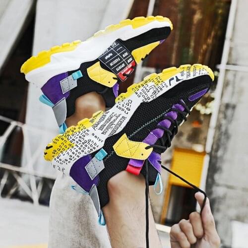 Shark Running Shoes Man Deals Chunky Sole Red Sports Shoes Trend Luxury Brand Mens Sneakers Knitted Basket Sport Leisure Tennis