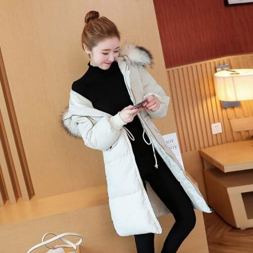 New Polyester Horn Bat Sleeved Standard Full Beading Promotion Cotton Long 2018 Winter Clothes Loose Coat