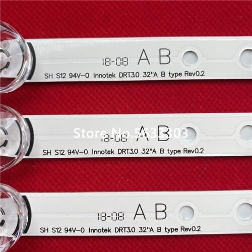 New 30 PCS*6LED 590mm LED backlight strip bar compatible for LG 32LB561V UOT A B 32 INCH DRT 3.0 32 A B 6916l-2223A 6916l-2224A