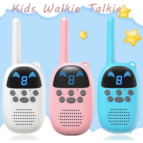 2020 Kids Mini Walkie Talkie Children Portable Two Way Radio 9 Channel Handheld Intercom Kids Toy Child Phone Christmas gifts
