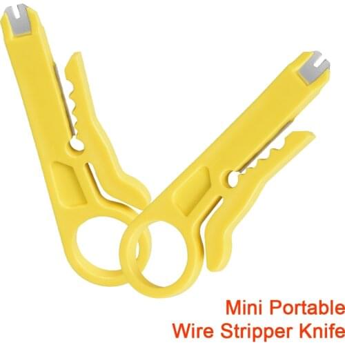 Mini Portable Wire Stripper Knife Crimper Pliers Teflonto PTFE Tube Cutter Cable Stripping Wire Multi Tools Cut Pocket Multitool