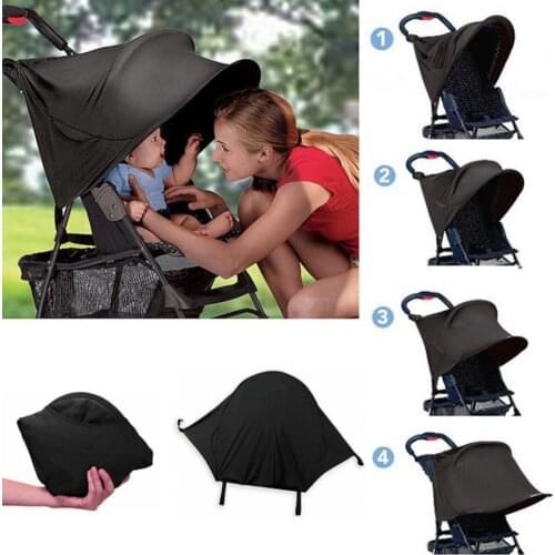 Portable Universal Baby Stroller Sun Visor Cap Sunshade Canopy Cover Foldable and Easy to Store Pram Accessories