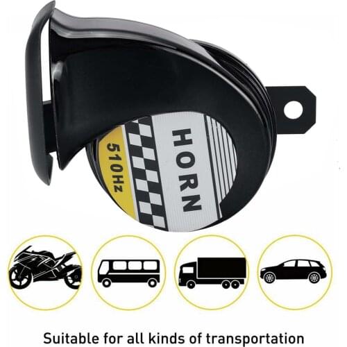 Universal 400db DC 12V Motorcycle Snail Air Horn Siren Super Loud Waterproof Horn Sound Signal For Car Truck Motorbike