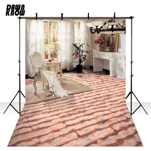 DAWNKNOW Indoor Carpet Vinyl Photography Background For Newborn Window Photo Shoot Backdrop For Wedding Photo Studio S1795