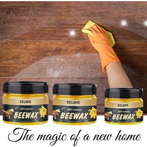Wood Care Wax Solid Wood Furniture Polishing Seasoning Beeswax Polisher Waterproof Furniture Care Maintenance Beeswax