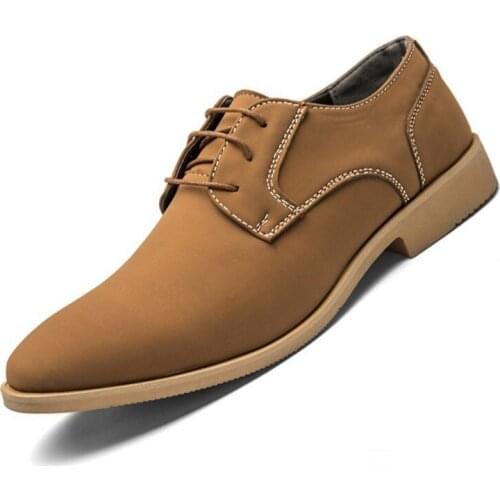 Whoholl Brand 2020 Mens Shoes Casual Shoes Men Leather Rivet Fashion Brand Mans Footwear Sturdy Sole Nonslip Autumn Spring