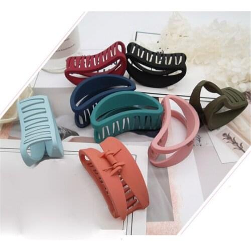 Hot Sale Large Women Lady Hair Claw Resin Hair Clips Barrette Crab Clamp Hairs Pins Headwear Hair Accessories Fashion