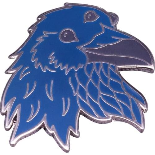 Three eyed raven lapel pin inspired by guide decor
