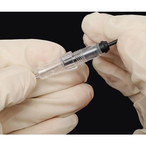 100PCS/lot package sale EO Gas Strilized Medical bag Anti-backflow Membrane NeedleS For Semi Permanent Makeup Device