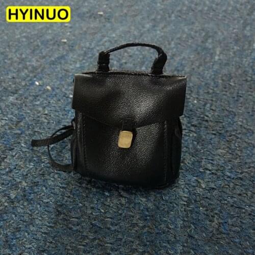 1/6 Scale Backpack Women Fashion Handbag Backpack Female Leather Backpack Playing Toy for 12" Action Figure Body Accessory